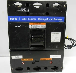 * EATON / CUTLER-HAMMER FACTORY RECONDITIONED BREAKER 400 AMP 2 POLE .....WM-15 - Picture 1 of 5