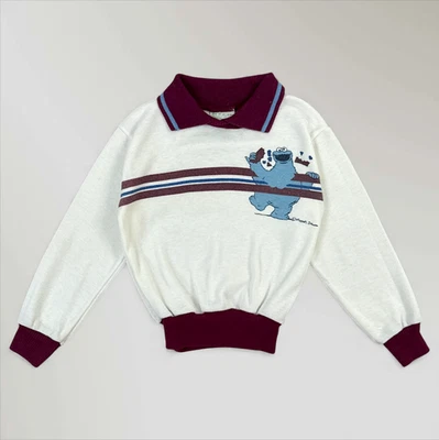 Camisa Monstruo Galleta Plaza Sésamo De Colección JCPenney Años 70 80 Hecha en EE. UU. Talla 3T Foto 1 de 4