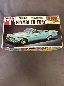 Kit convertible vintage JoHan 1962 Plymouth Fury #C-4762 kit modelo sin construir - Imagen 1 de 11