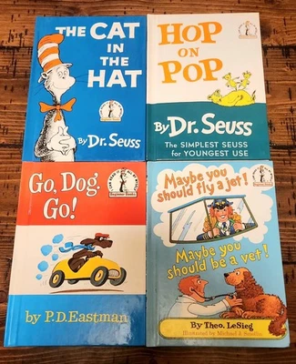 Vtg 1961-85 Dr Seuss I Can Read All by Myself Lot ×4 Grolier Book Club Ed.  - Image 1 of 4