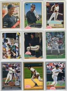 Barry Bonds 18 Topps lot 1988 -2006 Giants Pirates Lot Nr Mt -Mt - Picture 1 of 4