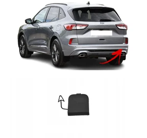 Para Ford Kuga st-Line 20-24 Parachoques Trasero Remolque Gancho Ojo Tapa Pintar - Imagen 1 de 7