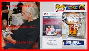 🕒🔥 Christopher Lloyd Signed Doc 2015 Back To Future 2 Funko POP 960 JSA PSA - Bild 1 von 11