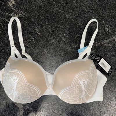 Nuevo con etiquetas Sujetador Maidenform Wonder 38C Push Up Plunge Acolchado Con Aros Encaje Ver Detalles Foto 1 de 4