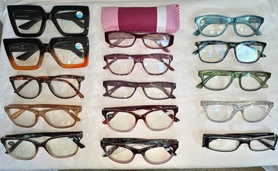 Lote 15 Gafas Lectoras Usadas +3.00 +3.50 +3.00 Gafas Varias Marcas ¡Bonitas! Foto 1 de 4