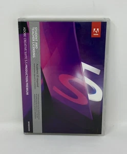 Adobe Creative Suite 5.5 Production Premium Student Teacher Edition Windows USA - Zdjęcie 1 z 5