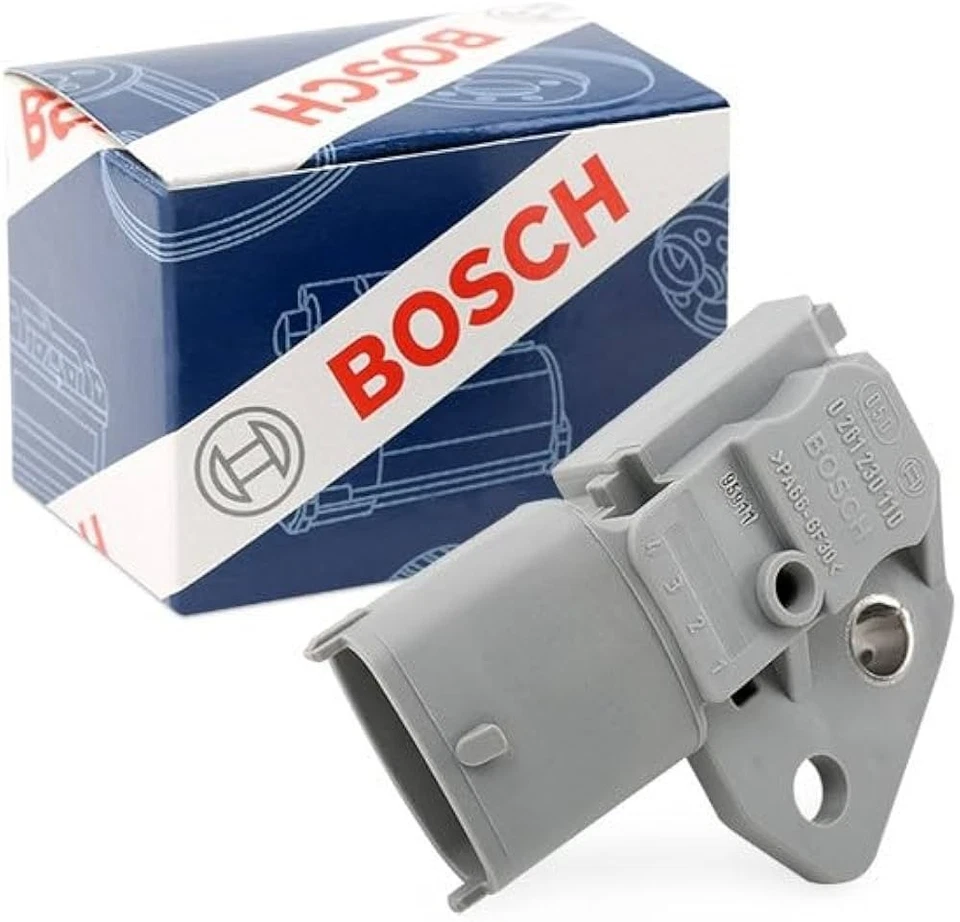 Fuel Pressure Sensor 31272730 BOSCH 0261230110 VOLVO S60 V70 XC70 XC90 S80 03-07 - Image 1 of 2