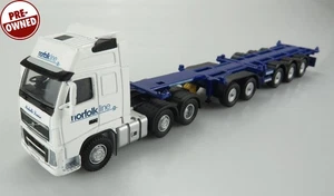 OO Gauge Oxford 1:76 Volvo CombiTrailer NorfolkLine Lorry UNBOXED (ON-2) - Foto 1 di 5