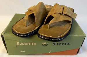 Earth Shoes Acorn Sand Leather Women’s Size 7 Sandals – New in Box - Picture 1 of 14