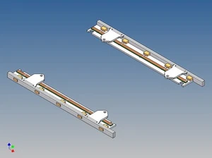 LLA3V - Coppia listelli LED per scatola portaoggetti a profilo completo per TAMIYA Actros 3 assi M1:14 - Foto 1 di 5