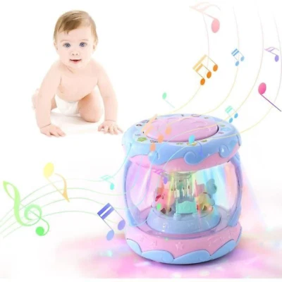 Carrusel Musical Bebé 6-18 Meses, Luces, Juguete Sensorial - Imagen 1 de 4