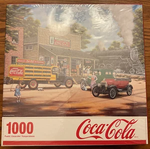 1000 pc Springbok Jigsaw Puzzle Coca Cola  All Aboard /Brand New Sealed / 2013 - Picture 1 of 6