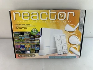 Wireless Gaming System Reactor Interactive 42 Built in Games Platinum - Picture 1 of 7
