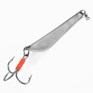 Edelstahl Bergmann Pilker Norwegen Stainless Steel Bananen Dreikant 200-600g - Bild 1 von 7