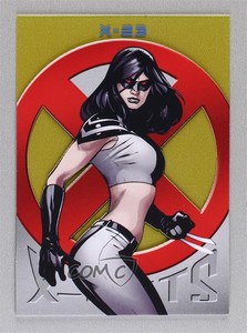 2018 Fleer Ultra Marvel X-Men X-Cuts Yellow 31/50 X-23 #XC2 4et