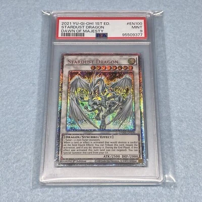 Yugioh Stardust Dragon DAMA 1st Edition Starlight Rare Card PSA 9 - Image 1 of 2