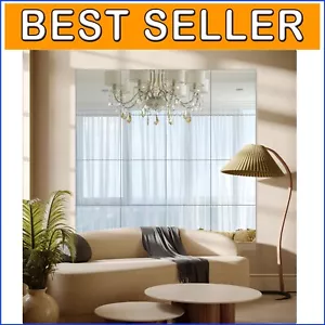 High-Definition Frameless Wall Mirrors - 16 PCS Set for Effortless Home Style - Picture 1 of 8