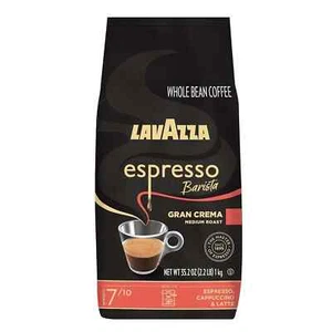 Lavazza Espresso Barista Gran Crema Whole Bean Coffee Blend, Medium 2.2 lbs - Picture 1 of 5