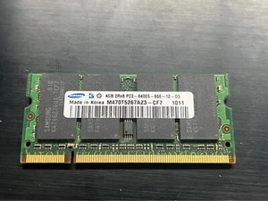 Samsung 4GB 2Rx8 DDR2 800MHz PC2-6400 SODIMM RAM Laptop Memory 200pin - Picture 1 of 2