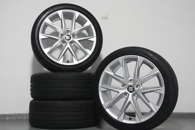 Original Seat Leon 5F FR ST 18 ZOLL Sommerräder Felgen Sommerreifen 5F0601025AA - Bild 1 von 4