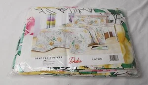Dalia Unisex Floral Three Piece Sheet & Pillow Case Set JG3 Multicolor 240x250cm - Picture 1 of 3