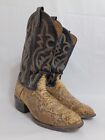 Vintage Tony Lama Men's Country Western Cowboy Boots Size 8 D Model 8114 Ranch