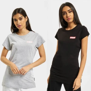 DNGRS Dangerous Crux T-Shirt Top Shirt Basic 100% Cotton Logo Print Women's - Picture 1 of 10