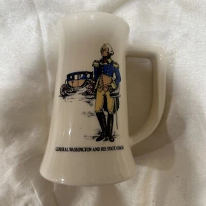 GENERAL WASHINGTON GENERAL LAFAYETTE MUG American Revolution US American History - Picture 1 of 8