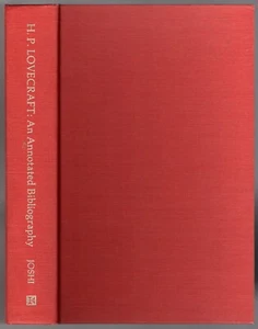 H.P. LOVECRAFT An ANNOTATED BIBLIOGRAPHY 1st Edition Lists Books/Periodicals New - Picture 1 of 5
