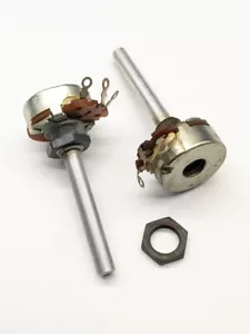 1 PC. Potentiometer 250 Ohm mono linear wirewound 4 Watt shaft 6mm brand AB - Picture 1 of 1