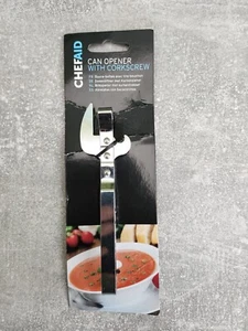 Chef Aid Corkscrew Can Opener with Light Weight Handy Tool - Picture 1 of 1