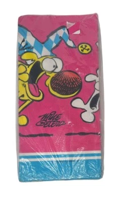 Cubierta de mesa de papel decorativo vintage Grimmy 1990 para fiesta Gibson 54" x 96" Foto 1 de 4