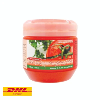 Carebeau Tomato Spa Lightening Salt Body Scrub Radiant Skin Nourishing 700g - Image 1 of 4