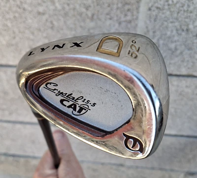 Ladies Lynx Crystal Cat 15-5 D Wedge 52° Ladies Graphite Shaft Lynx Grip LEFT - Image 1 of 4