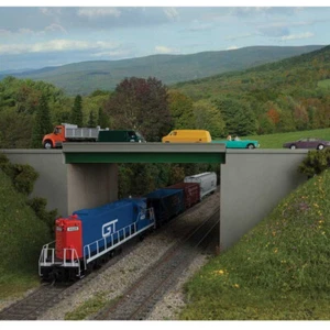 NEW Walthers Modern Steel Highway Overpass Kit HO Scale FREE US SHIP - Picture 1 of 1
