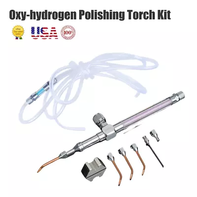 Oxy-hydrogen Torch Welding Gun with Copper Nozzle Flashback Arrestor Pipeline - Image 1 of 4