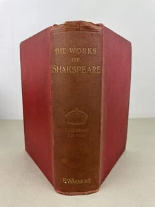 The Works Of William Shakespeare, 1896 Warne & co, The ‘Victorian’ edition, 434 - Imagen 1 de 11