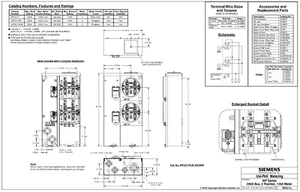 Siemens WP2211RJB Meter Socket 2-Gang 200A 125 Amp RINGLESS BYPASS UNI-PAK - Picture 1 of 3