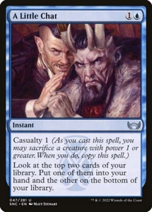 A Little Chat (047) Streets of New Capenna SNC MTG Magic - Picture 1 of 1