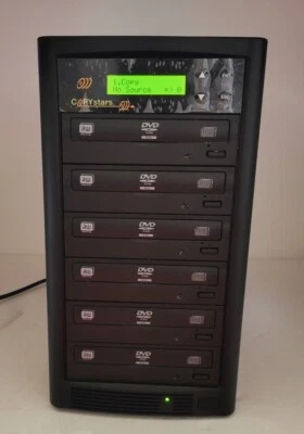 CopyStars 5 Copy DVD / CD Duplicator Burner Copier-Pre-owned,Tested,Works  - Image 1 of 4