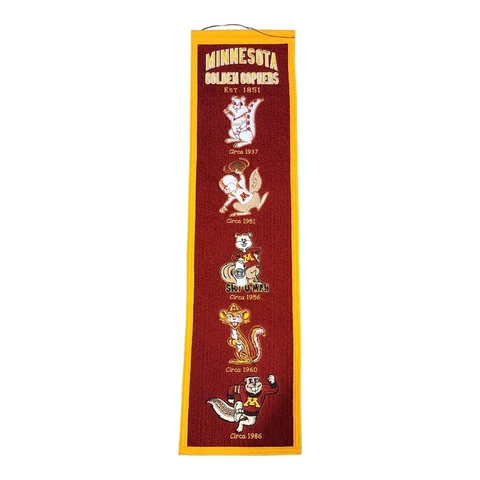 Minnesota Golden Gophers Winning Streak Team Colors Banner Cover