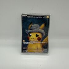 Pokemon TCG: Pikachu with Grey Felt Hat 085 Promo Card Van Gogh Museum New