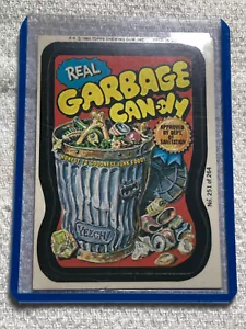 Topps Wacky Packages GARBAGE CANDY#251 / 264 (series 4) Gum Sticker 1980 EX/EX+ - Picture 1 of 2