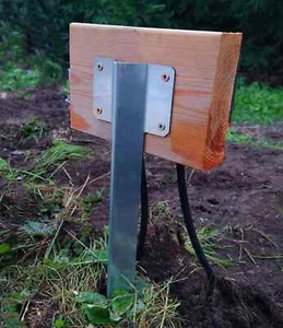 Enchufe de mano externo jardín exterior enchufe de instalación estaca cerca eléctrica cabra - Imagen 1 de 4