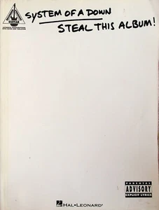 System Of A Down Steal This Album Guitar Tab Music Songbook - Picture 1 of 5