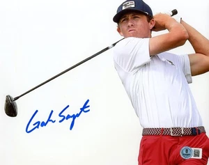 GORDON SARGENT SIGNED AUTOGRAPHED 8x10 PHOTO POPULAR RISING GOLFER BECKETT BAS - Picture 1 of 2