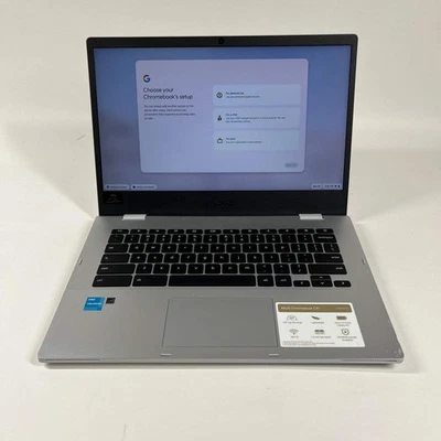 Asus Chromebook CX1 CX1400CKA 14" Celeron N4500 2.8GHz 4GB RAM 2GB HDD - Image 1 of 4