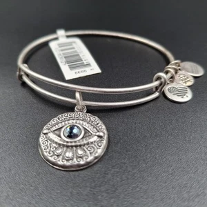 ALEX AND ANI Evil Eye Women's Charm Bangle Bracelet - Picture 1 of 6