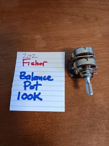 📈FISHER 202 STEREO RECEIVER BALANCE POT 100K - Picture 1 of 2