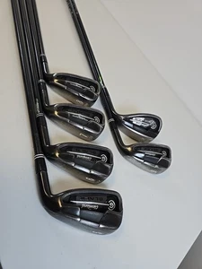 CLEVELAND Black Iron Set 5-GW Miyazaki  C Kua Senior Flex Graphite Shafts CL8355 - Picture 1 of 17